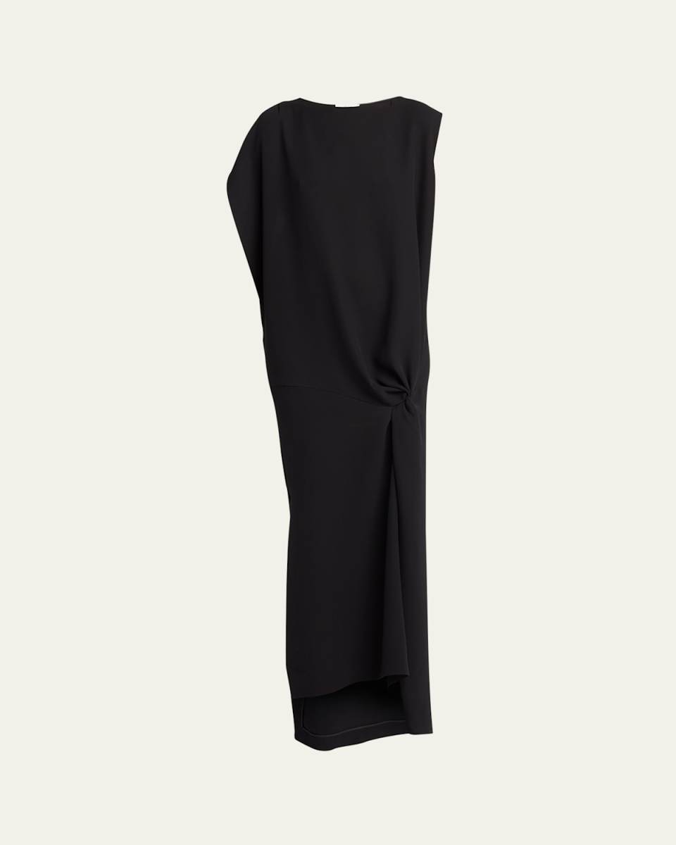 Esmee High-Low Column Silk Dress
